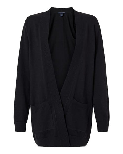 Devon & Jones DG447W Women's New Classics Open Cardigan Sweater - Custom Decorated