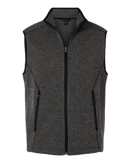 North End NE731 Men's Jasper Jacquard Fleece Vest - Custom Decorated