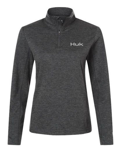 HUK H6130024 Women's Coldfront Quarter-Zip Pullover