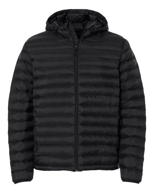 Weatherproof 26715 Men's Lightweight Poly-filled Hooded Puffer Jacket - Custom Decorated