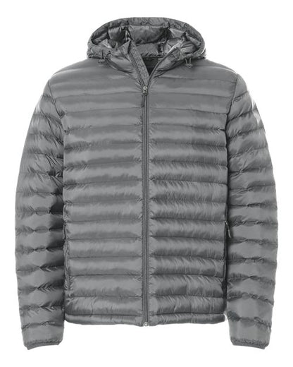 Weatherproof 26715 Men's Lightweight Poly-filled Hooded Puffer Jacket