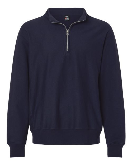 Hanes OG900 Men's Beefy Sweats Premium Heavyweight Quarter-Zip Sweatshirt - Custom Decorated