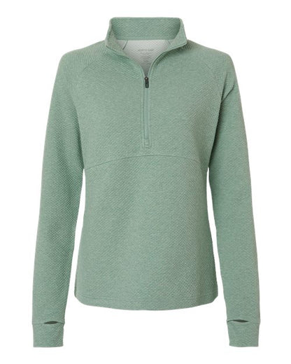 North End NE725W Women's Spirit Textured Quarter-Zip Pullover