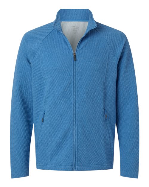 North End NE727 Men's Spirit Textured Full-Zip