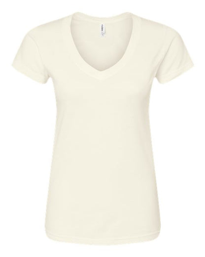 Tultex 214 Women's Fine Jersey V-Neck T-Shirt