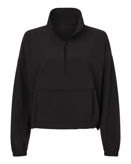 Boxercraft BW5204 Women's Stretch Woven Quarter-Zip Pullover - Custom Decorated