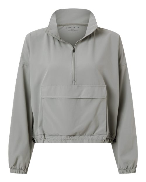 Boxercraft BW5204 Women's Stretch Woven Quarter-Zip Pullover