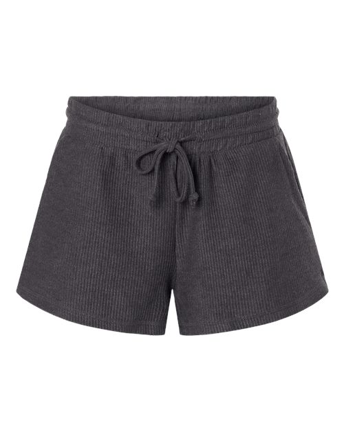 Boxercraft BW6506 Women's Ribbed Knit Shorts - Custom Decorated