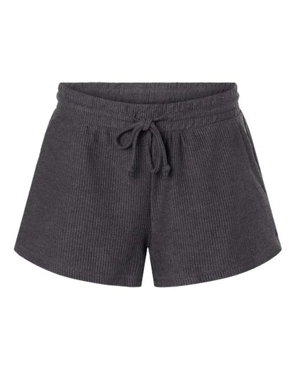 Boxercraft BW6506 Women's Ribbed Knit Shorts - Custom Decorated