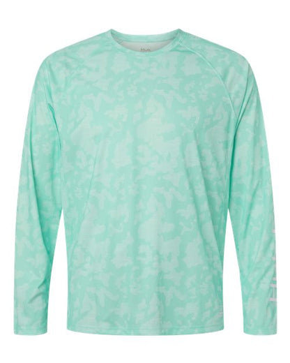 HUK H12L0017 Men's Lopro Running Lakes Long Sleeve T-Shirt - Custom Decorated