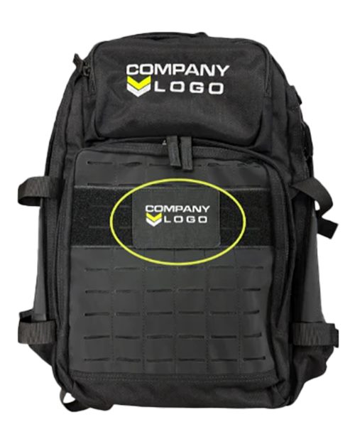 MERET MPBK10 Medium Blank Black Patch - Qty 10 - Custom Decorated