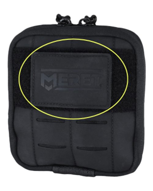 MERET SPBK10 Small Blank Black Patch - Qty 10 - Custom Decorated