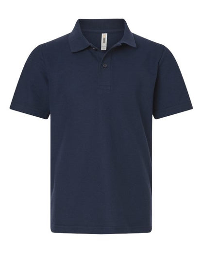 CORE365 CE106Y Youth Resolve CVC Performance Pique Polo