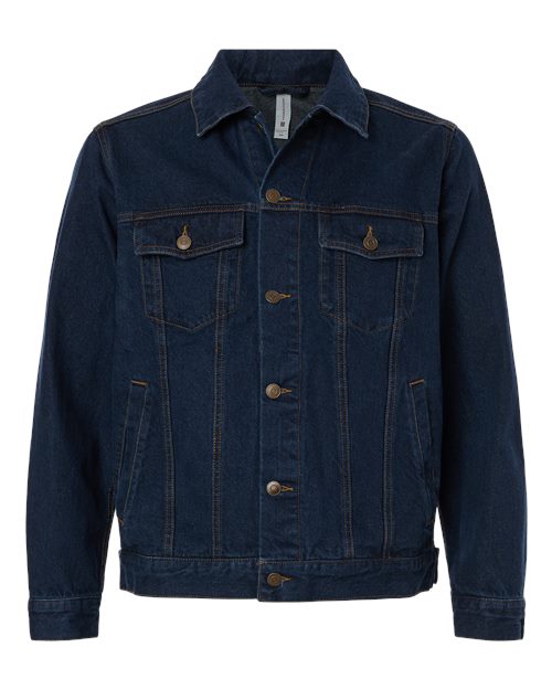 Harriton M75 Men's Cooper Denim Jacket - Custom Decorated