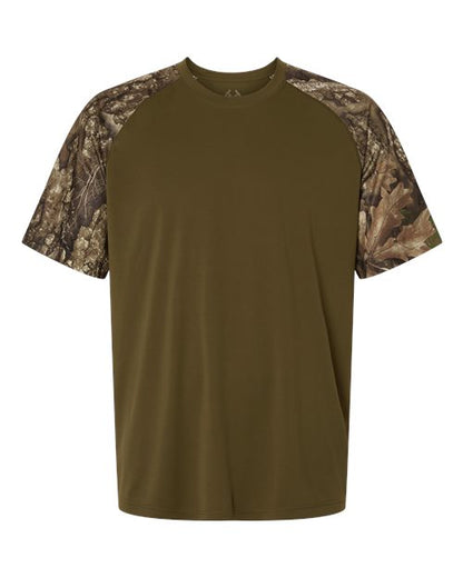 RealTree RT2103 Unisex Realtree Performance Colorblock T-Shirt