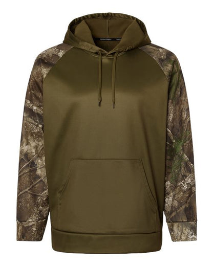 RealTree RT5305 Unisex Realtree Performance Colorblocked Hooded Sweatshirt