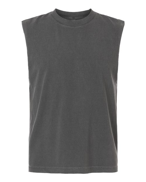American Apparel 207GD Unisex Heavyweight Cotton Garment-Dyed Mid-Length Muscle Tee - Custom Decorated