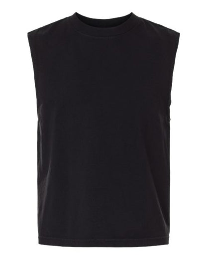 American Apparel 207GD Unisex Heavyweight Cotton Garment-Dyed Mid-Length Muscle Tee