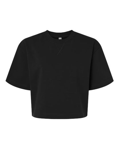 American Apparel FTCB0 Women's French Terry Mid-Length Boxy Top - Custom Decorated