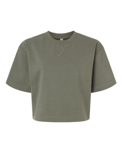 American Apparel FTCB0 Women's French Terry Mid-Length Boxy Top