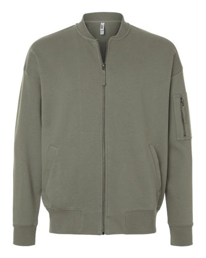 American Apparel FTJ77 Unisex French Terry Bomber Jacket