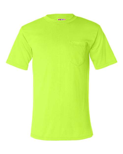 Bayside 1725 Unisex USA-Made 50/50 Pocket T-Shirt - Custom Decorated
