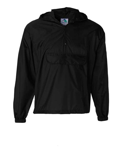 Augusta Sportswear 3130 Unisex Packable Half-Zip Hooded Pullover Jacket - Custom Decorated