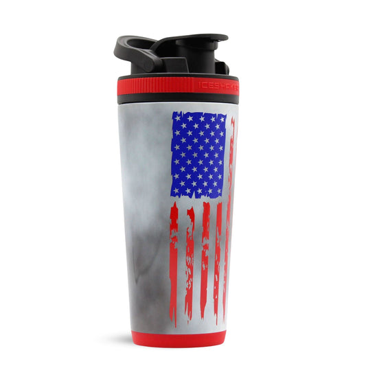 Ice Shaker Allegiance Series 26oz Shaker Bottle - American Flag