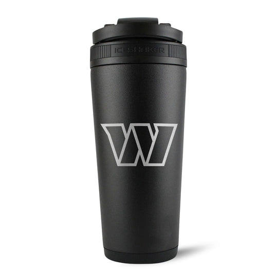 Officially Licensed Washington Commanders 26oz Ice Shaker - Black