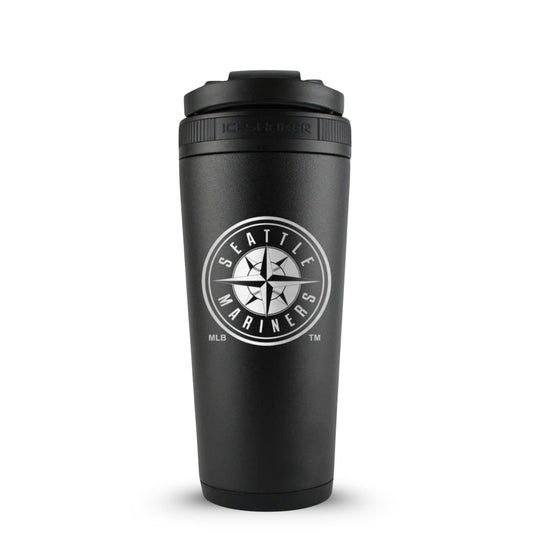 Officially Licensed Seattle Mariners 26oz Ice Shaker - Black