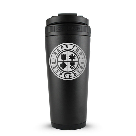 Reps for Responders 26oz Ice Shaker - Black
