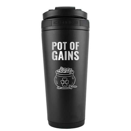 St. Patrick's Day Pot-O-Gains 26oz Ice Shaker