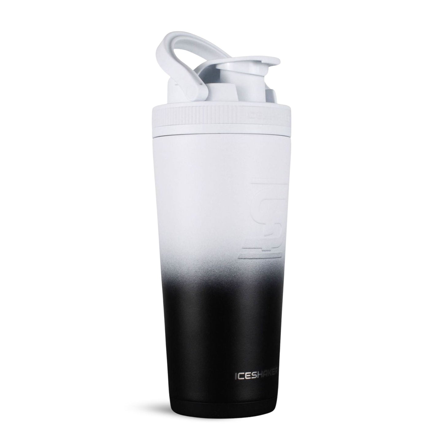 26oz Ice Shaker - Black White Ombre