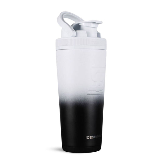 Ice Shaker Ombre Series 26oz Shaker Bottle - Black White Ombre