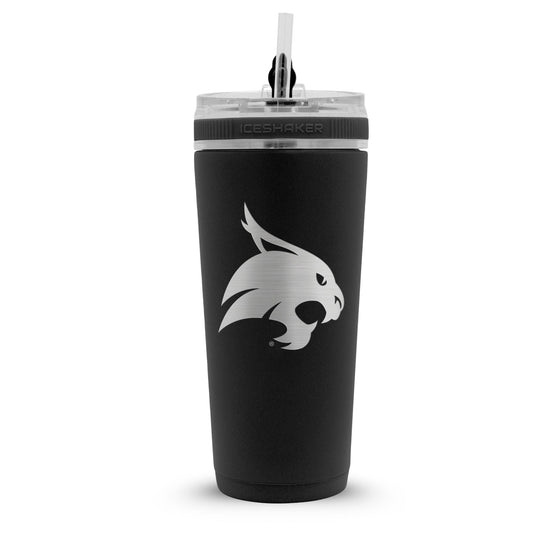 Officially Licensed Texas State Bobcats 26oz Flex Bottle - Black