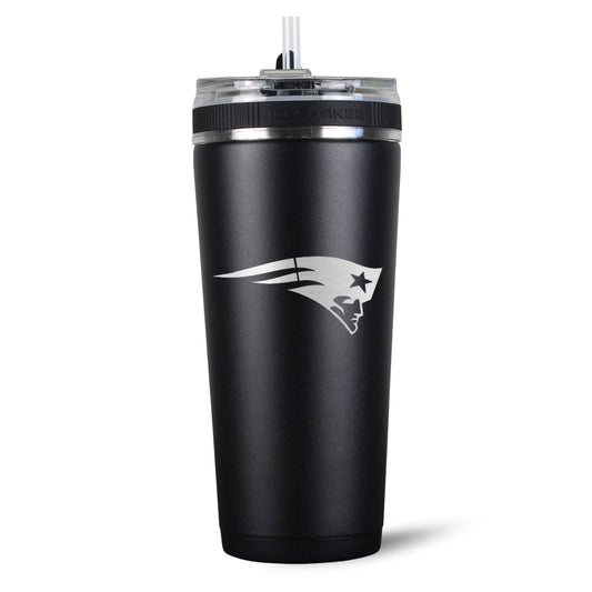 Officially Licensed New England Patriots 26oz Flex Bottle - Black