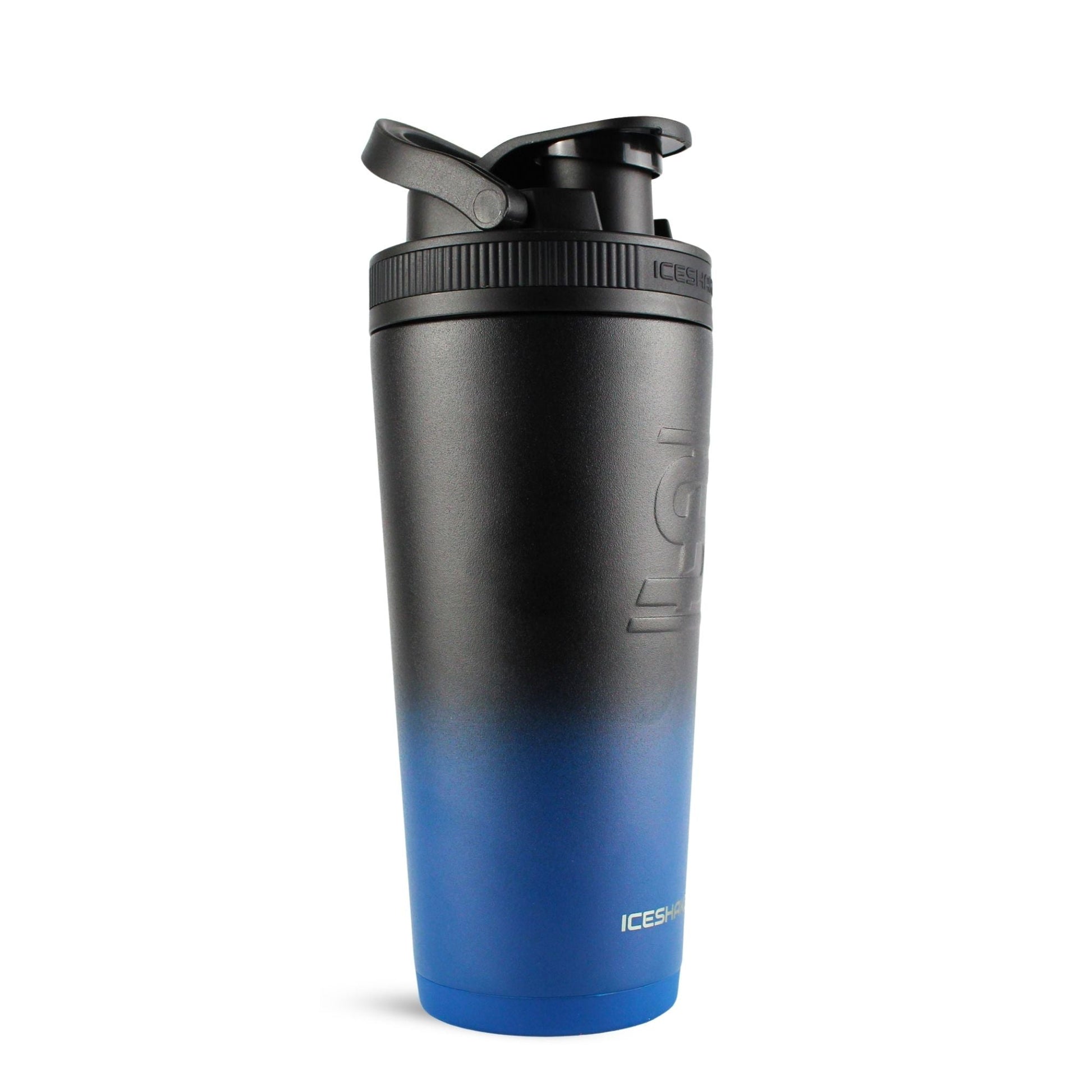 Ice Shaker Ombre Series 26oz Shaker Bottle - Navy Black Ombre
