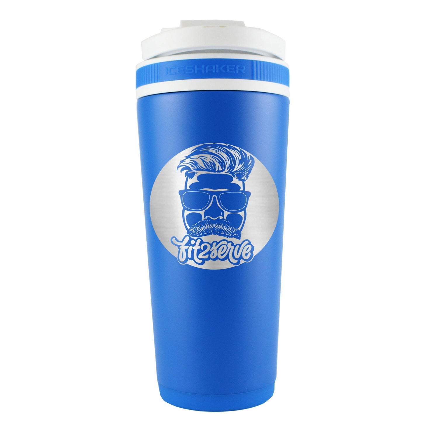 FIT2SERVE 26oz Ice Shaker - Royal Blue