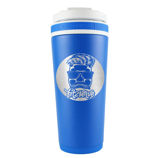 FIT2SERVE 26oz Ice Shaker - Royal Blue