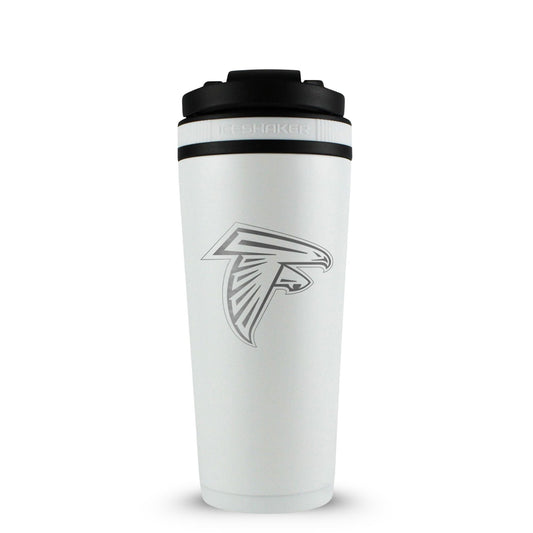 Officially Licensed Atlanta Falcons 26oz Ice Shaker - White