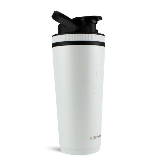 Ice Shaker Matte Series 26oz Shaker Bottle - White