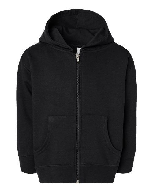 Rabbit Skins 3346 Toddler Full-Zip Fleece Hoodie Sweatshirt - Custom Decorated