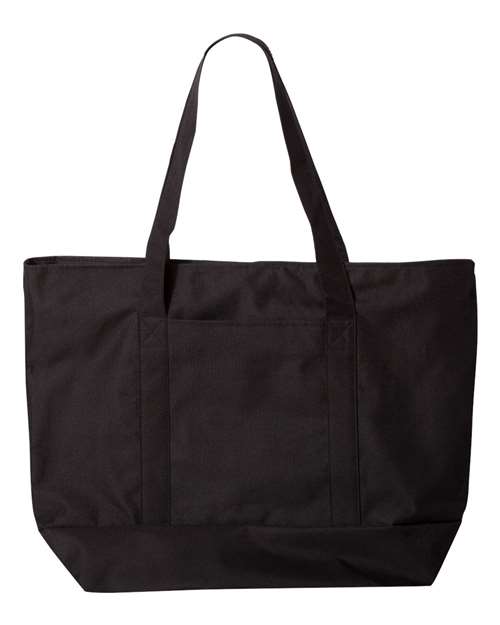 Liberty Bags 7006 Bay View Giant Zippered Tote - Custom Decorated