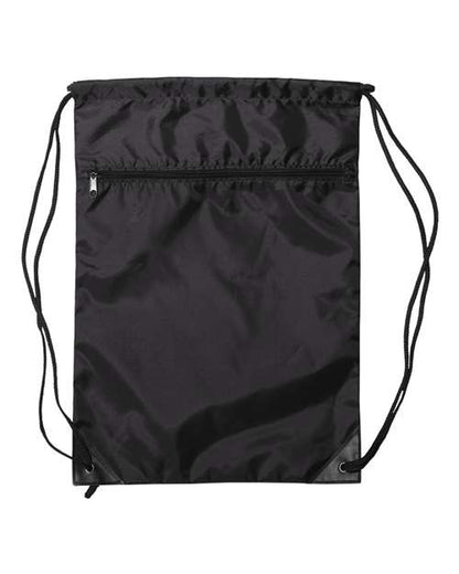 Liberty Bags 8888 Zippered Drawstring Backpack - Custom Decorated