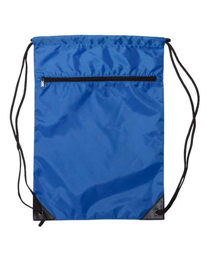 Liberty Bags 8888 Zippered Drawstring Backpack