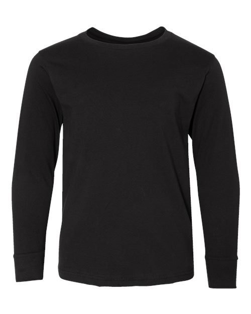 LAT 6201 Youth Fine Jersey Long Sleeve Tee - Custom Decorated