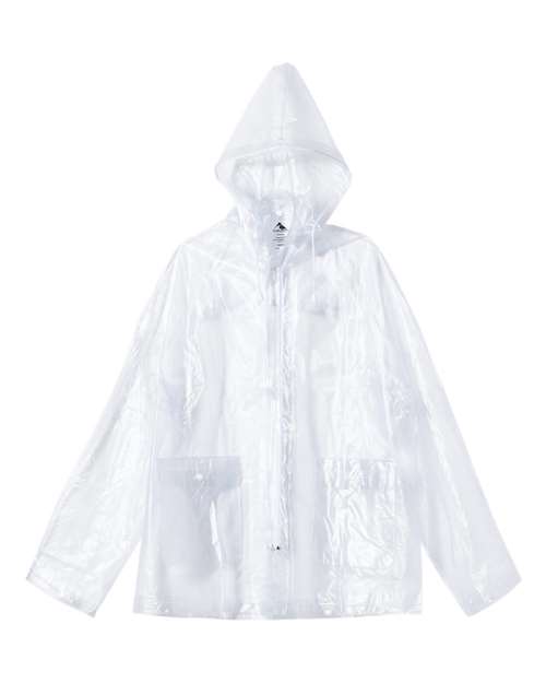 Augusta Sportswear 3160 Men's Clear Hooded Rain Jacket - Custom Decorated