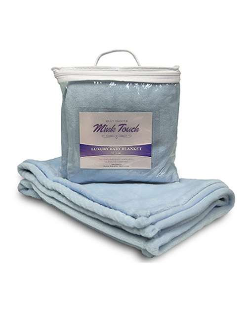 Alpine Fleece 8722 Mink Touch Luxury Baby Blanket - Custom Decorated
