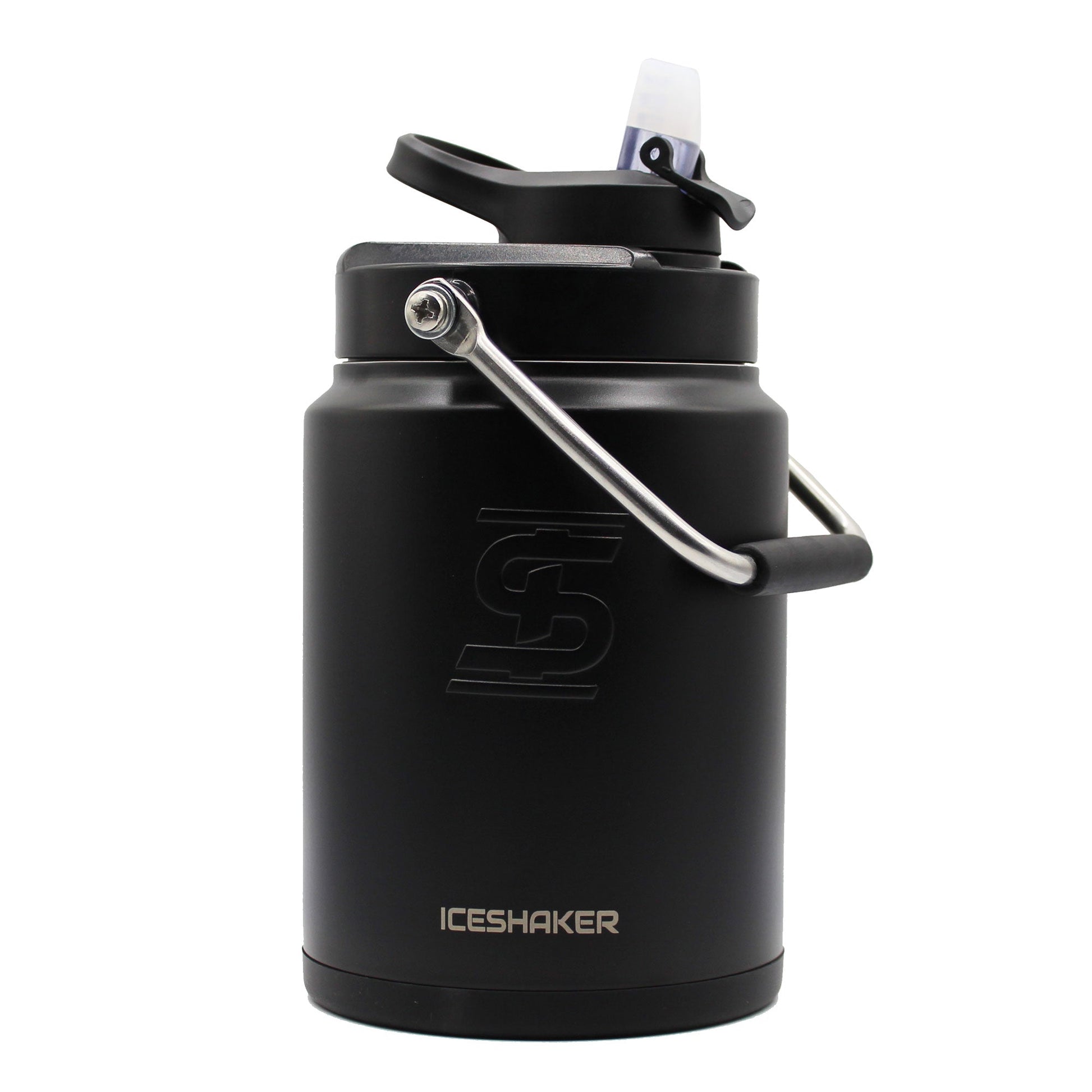 Half Gallon Jug with Silicone Base - Black