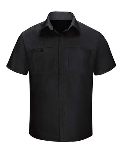 Red Kap SY42 Performance Plus Short Sleeve Shirt with Oilblok Technology - Custom Decorated